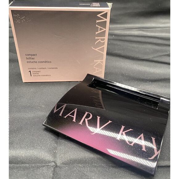 Mary Kay Compact Unfilled with Mirror Standard Size Unused New IOB - Picture 1 of 11